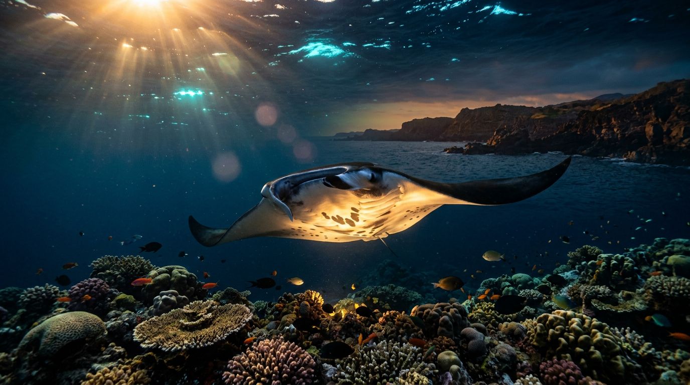 How Researchers Track Manta Rays in Hawaii Over Time