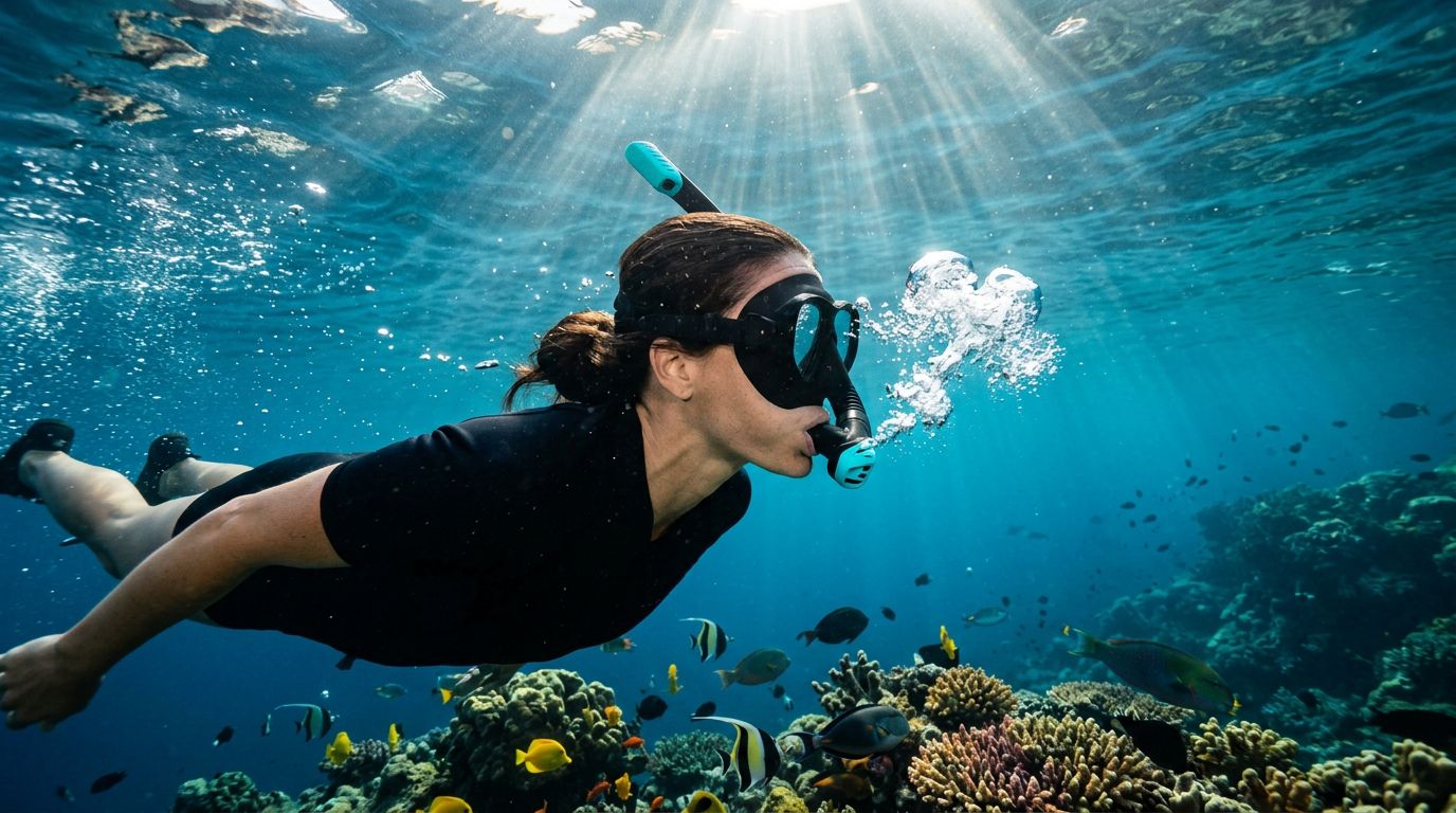 How to Clear a Snorkel at Captain Cook