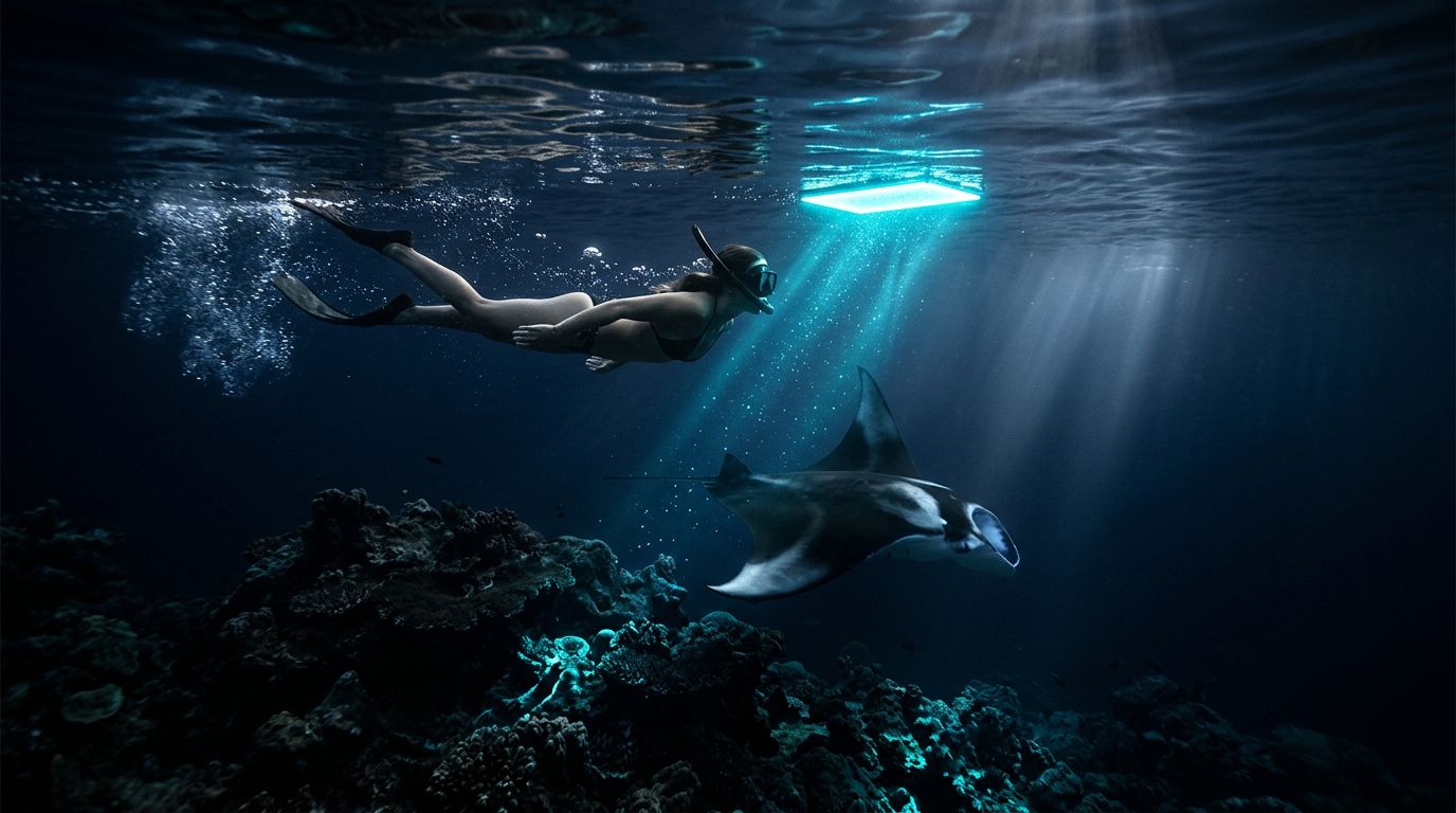 How to Clear Your Mask on a Kona Manta Ray Snorkel