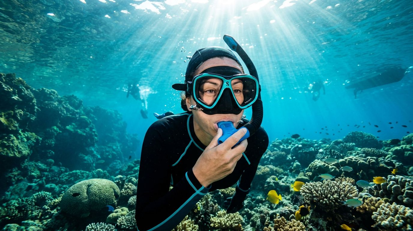 How to Control a Snorkel Gag Reflex at Captain Cook