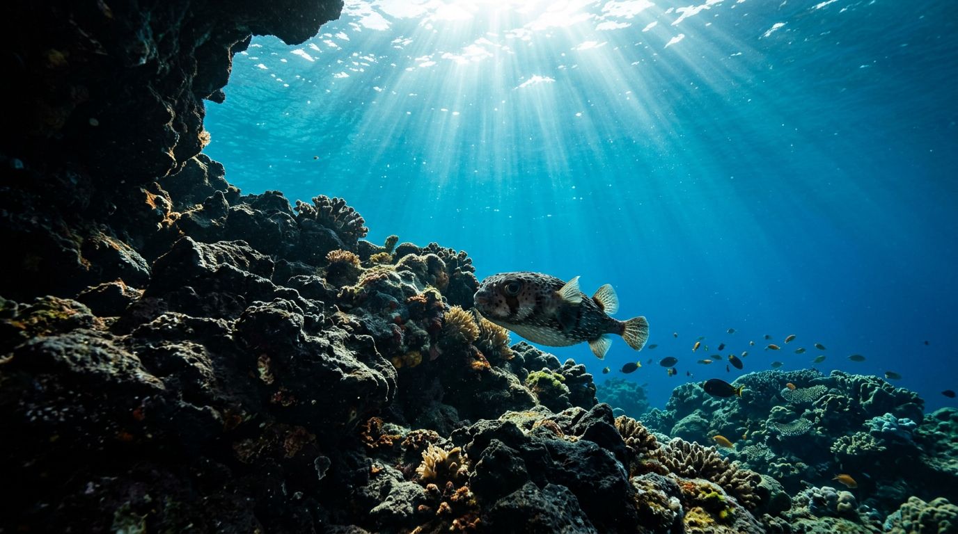 How to Spot Porcupinefish While Snorkeling Kealakekua Bay