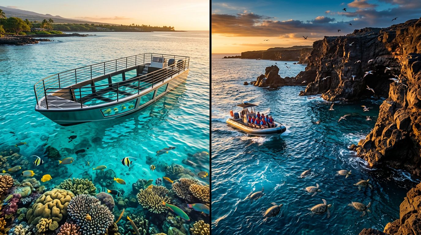 Kona Boat Tours or Glass-Bottom Boats in Kona?