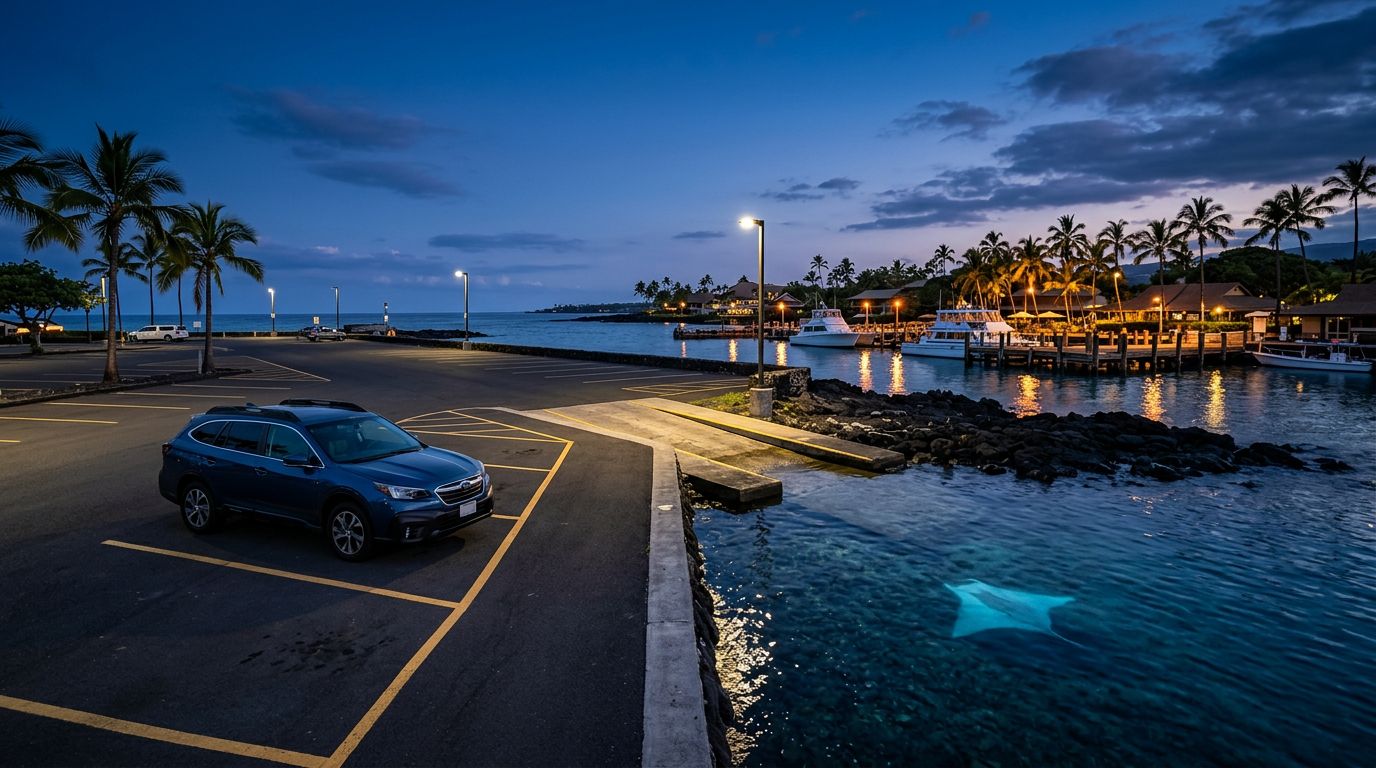Kona Manta Ray Parking: Where to Leave Your Car