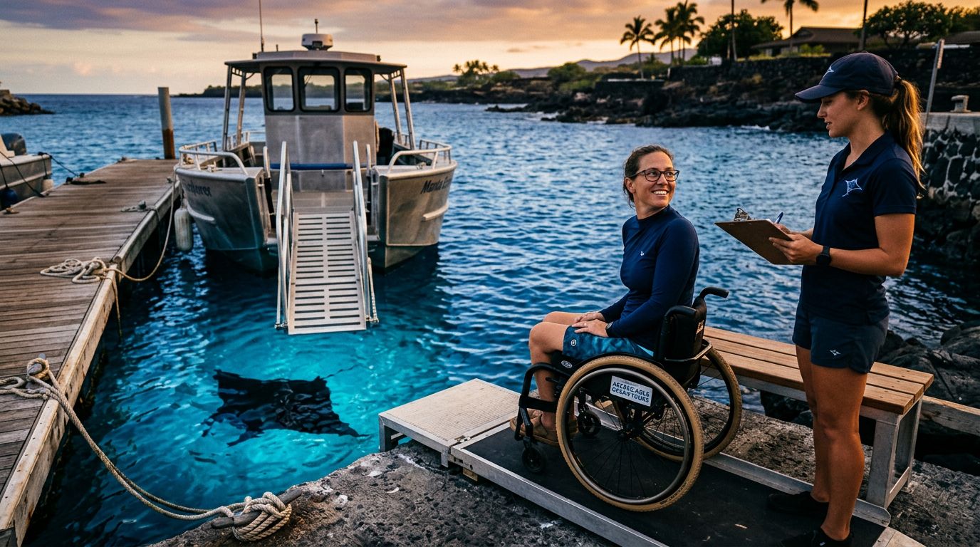 Kona Manta Ray Snorkel Accessibility Guide