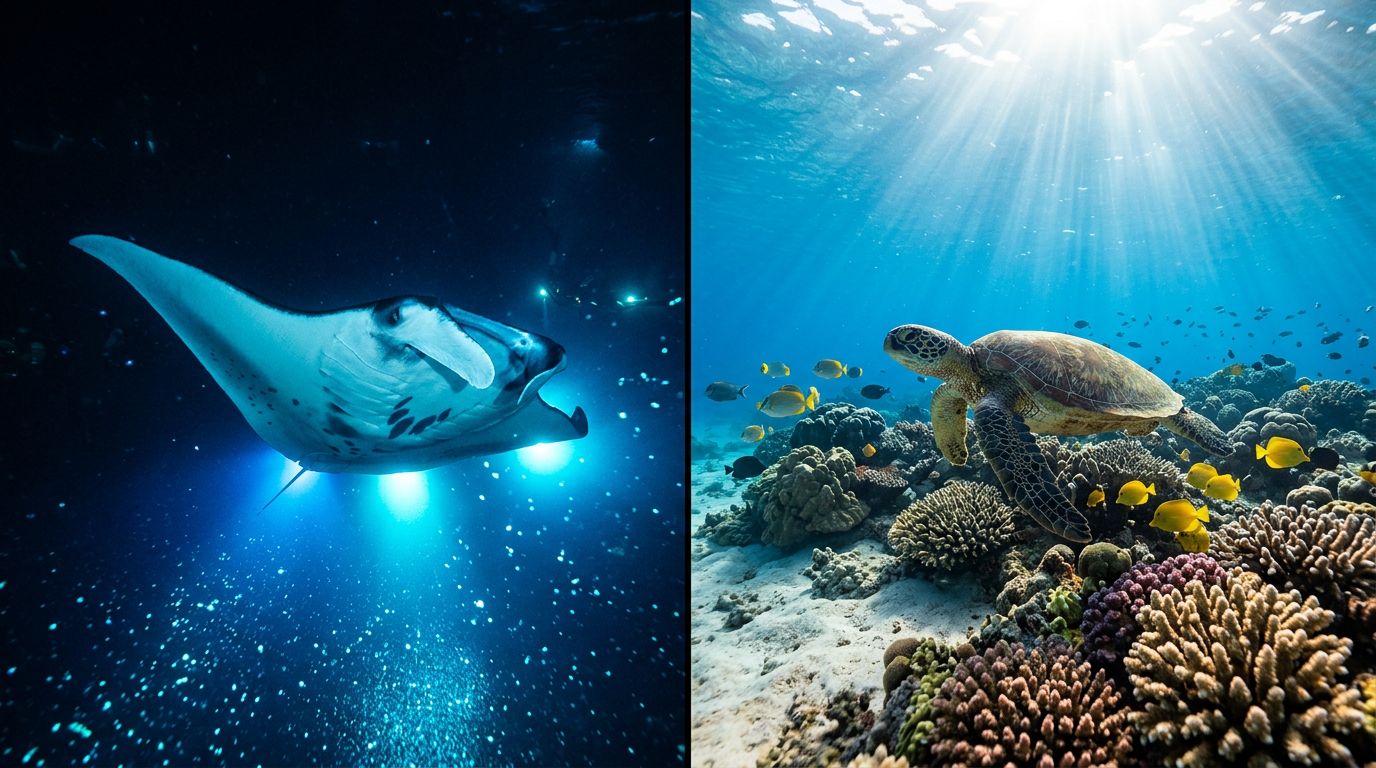 Kona Manta Ray Snorkel vs. Maui: What to Expect