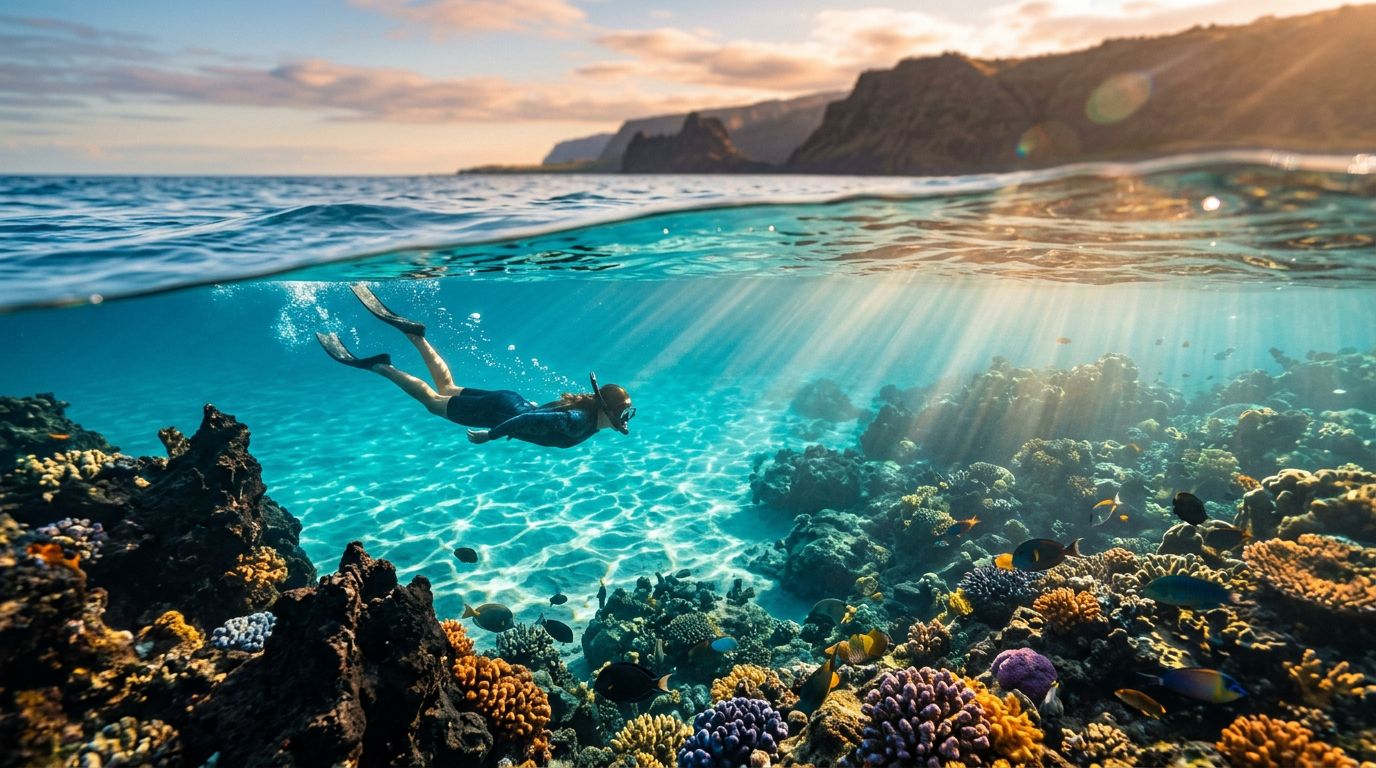 Kona Snorkeling During Big Island School Breaks