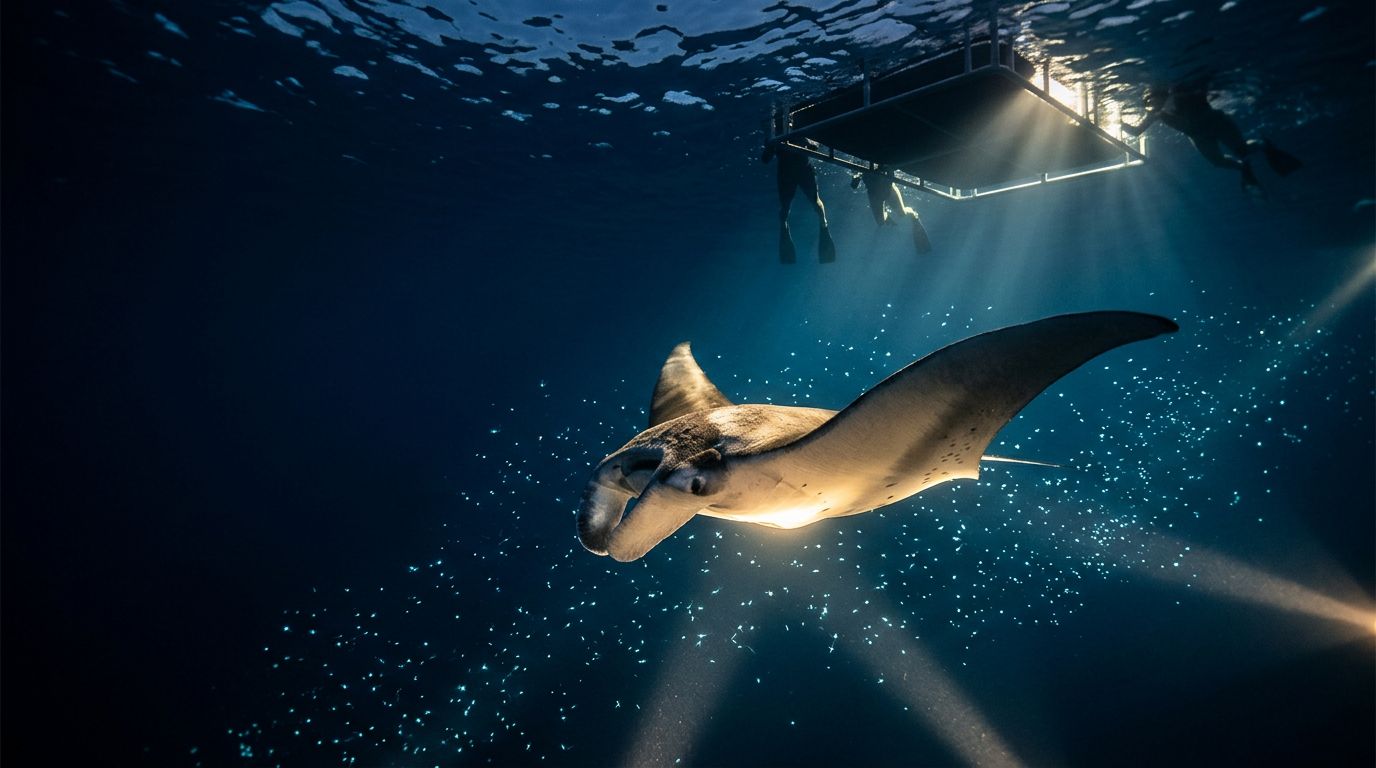 Manta Ray Night Snorkel Kona: A First-Timer's Guide