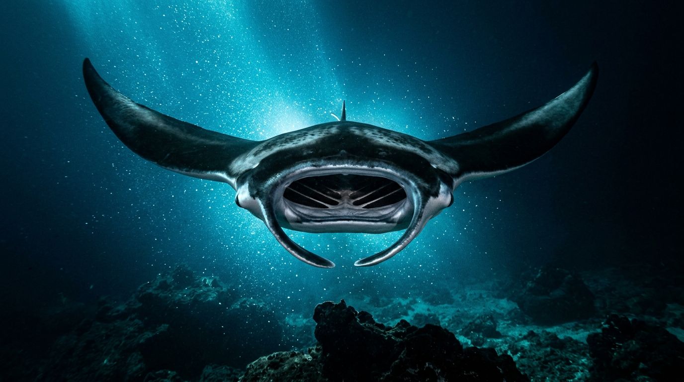 Manta Rays Hawaii: How Their Eyes Stay Safe Feeding