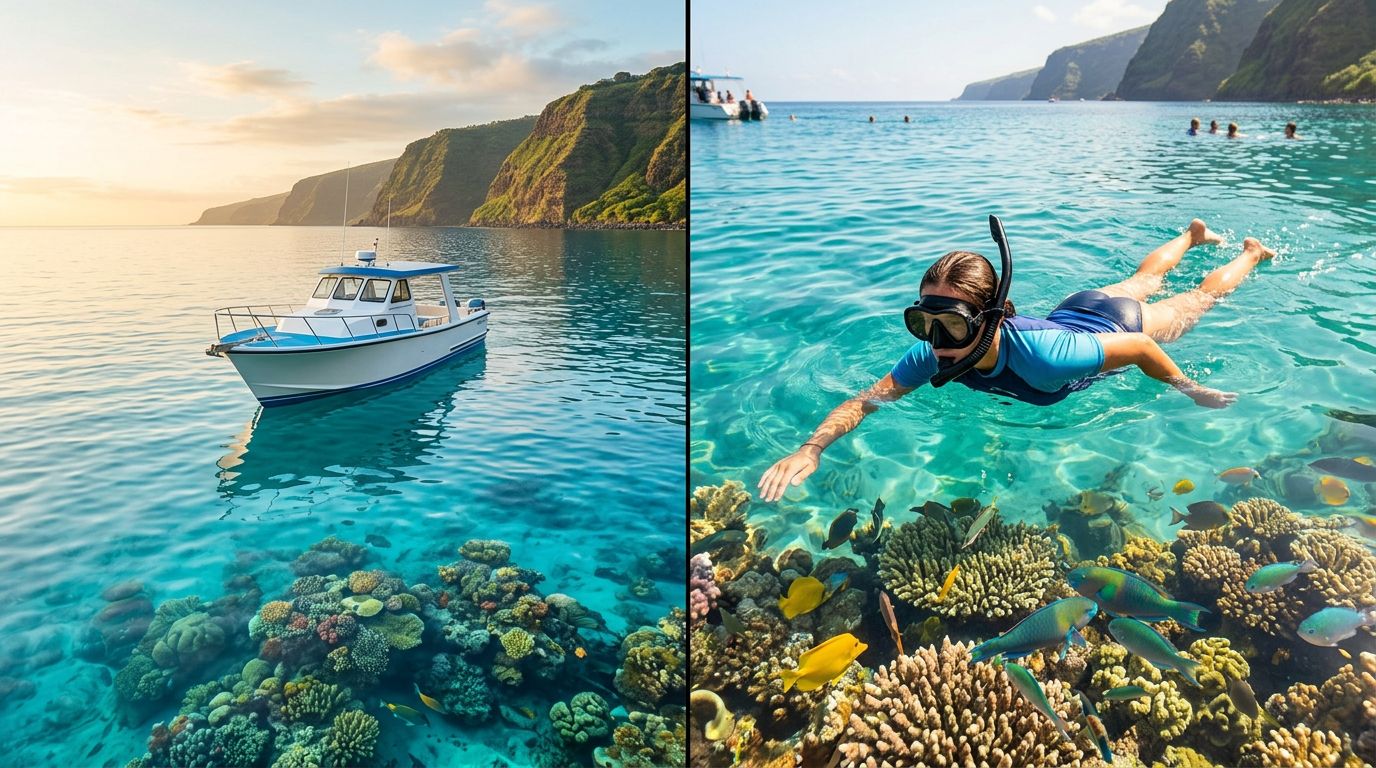 Morning or Afternoon? Captain Cook Snorkeling Cruises