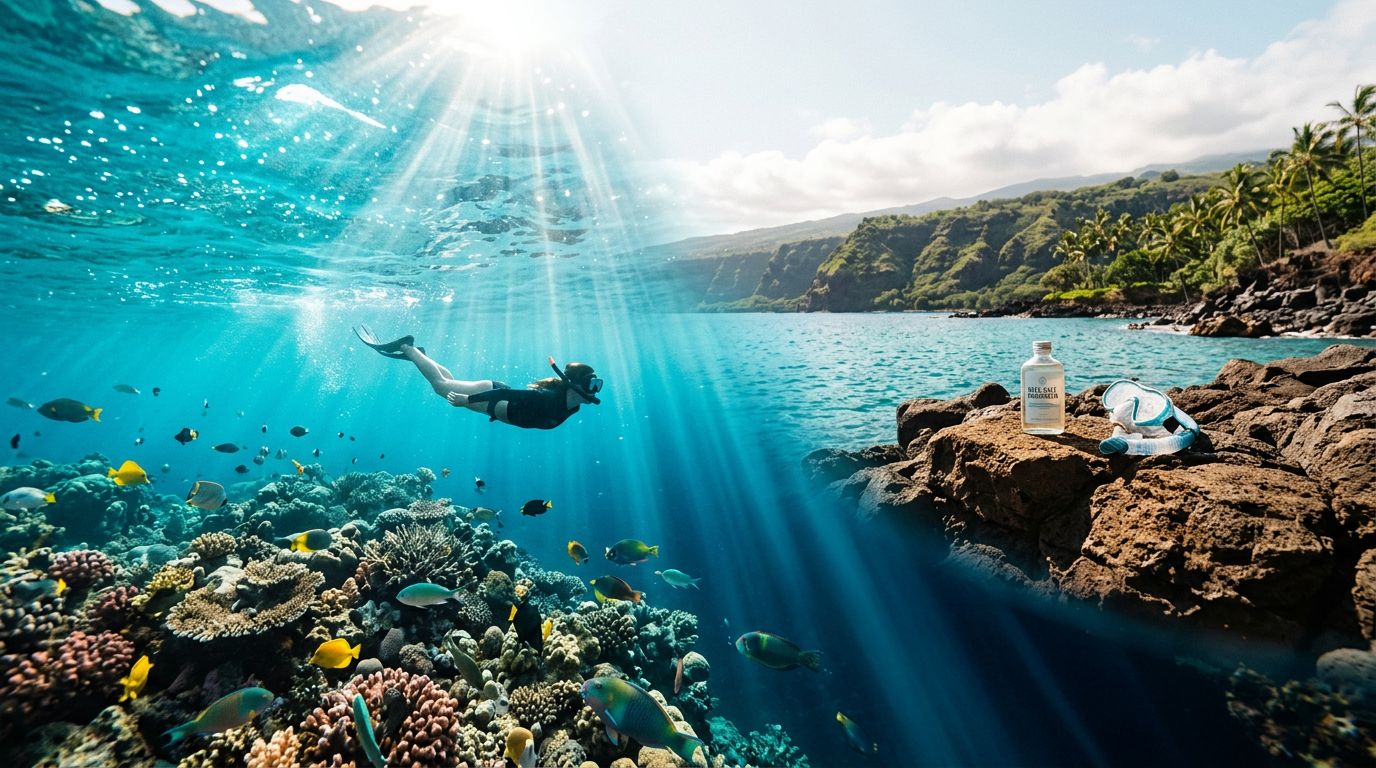 Reef-Safe Sunscreen for Kealakekua Bay Snorkeling