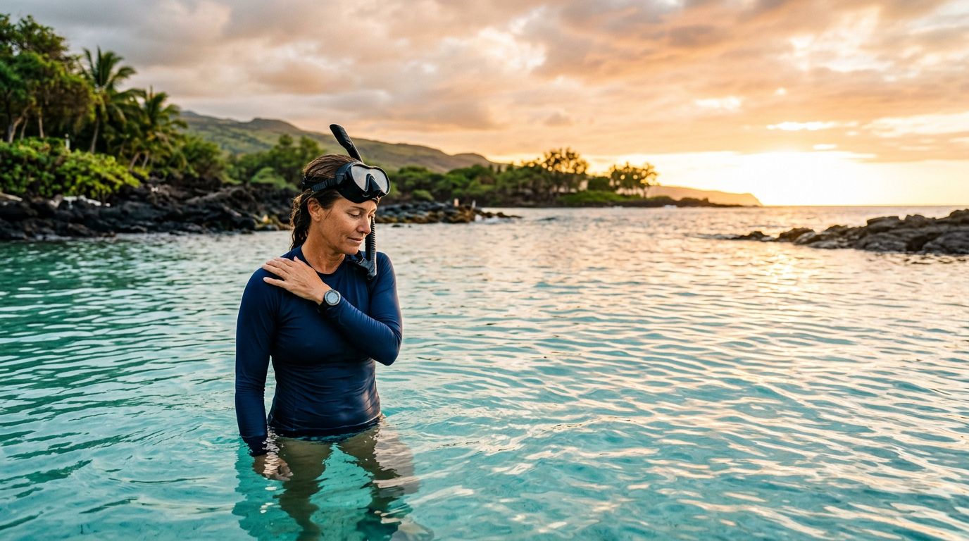 Snorkeling Big Island Hawaii With a Healing Sunburn