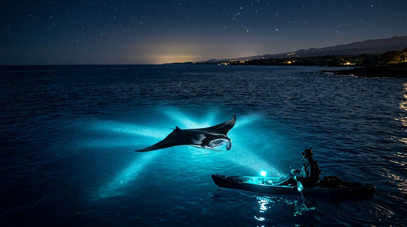 Why Kona Is Famous for Manta Ray Night Snorkeling