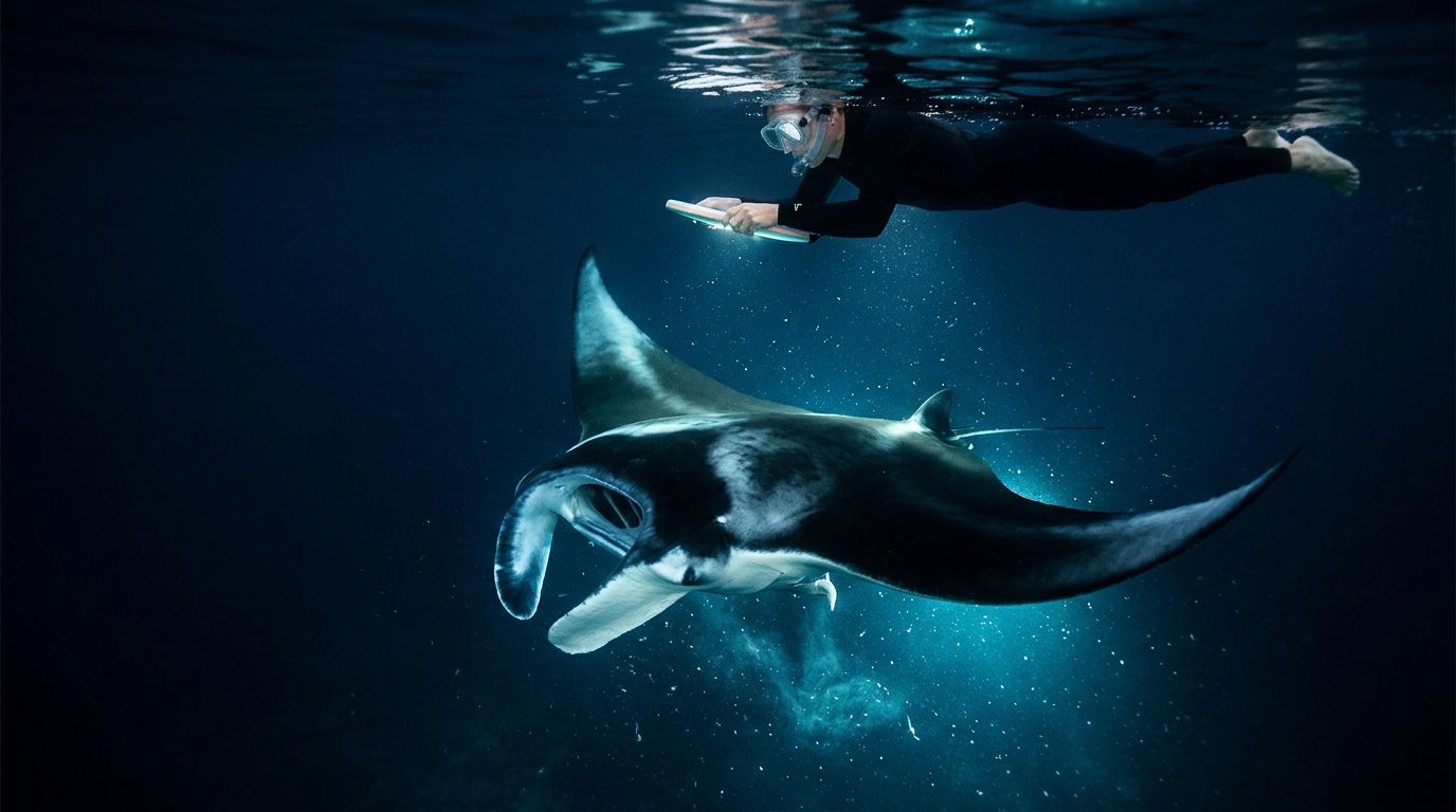 Can You Touch Manta Rays on a Manta Ray Night Snorkel?