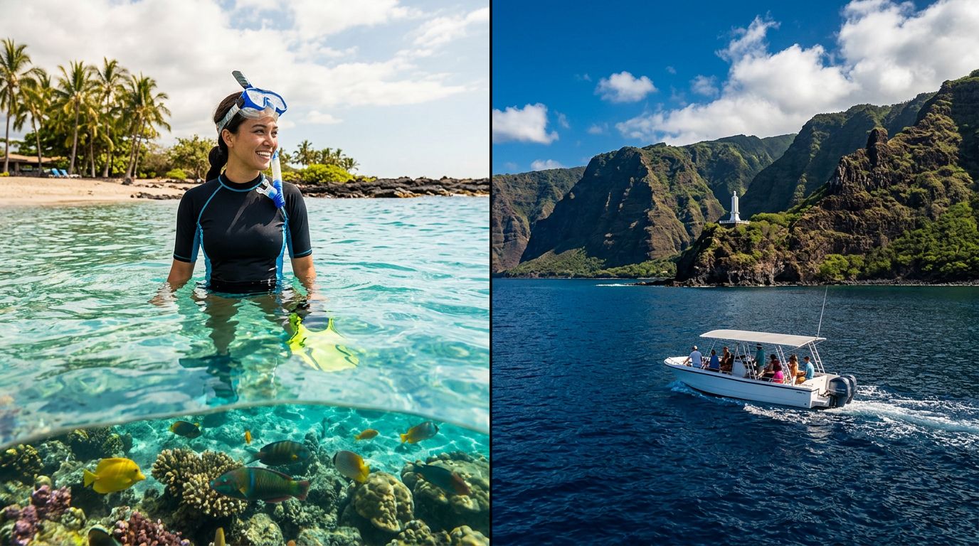 Captain Cook Snorkeling vs Kahalu'u Beach Park for Beginners