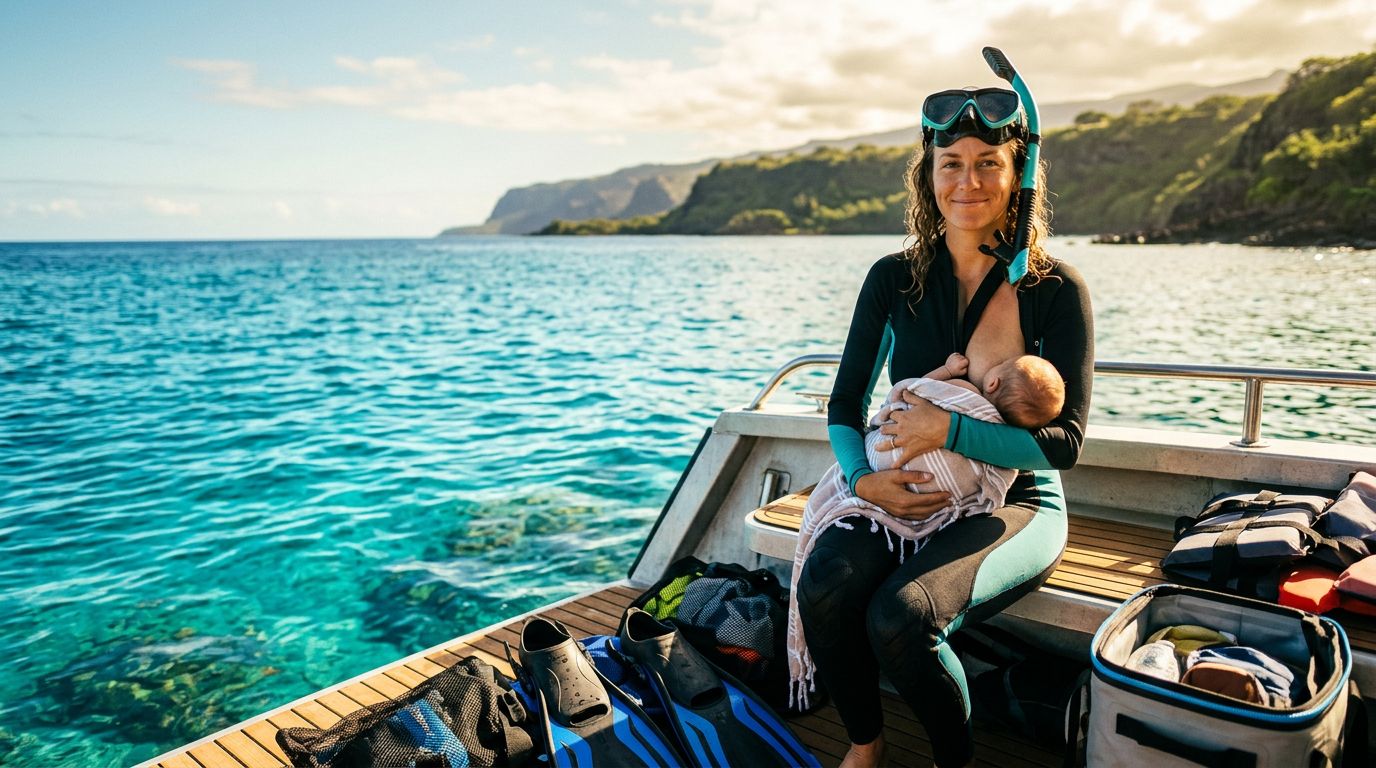 Captain Cook Snorkeling While Breastfeeding: What to Know