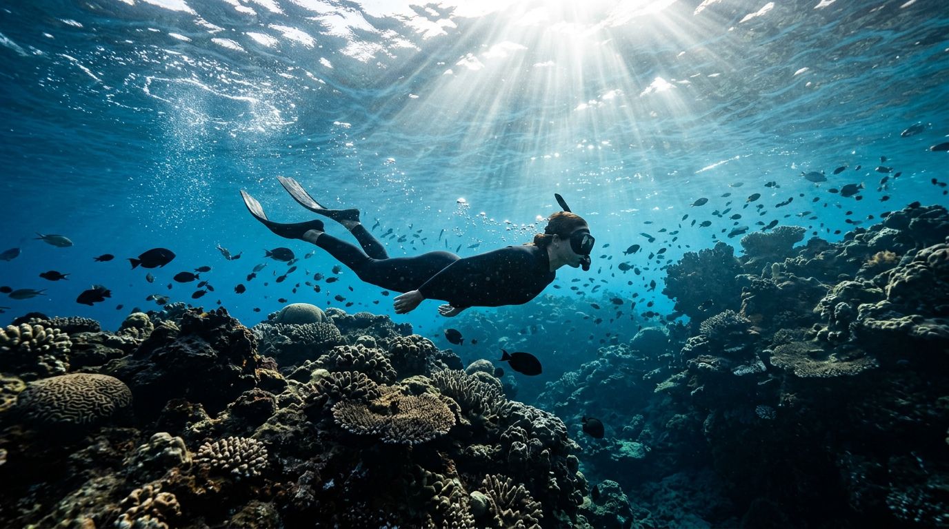 Captain Cook Snorkeling With Color Blindness: What You See
