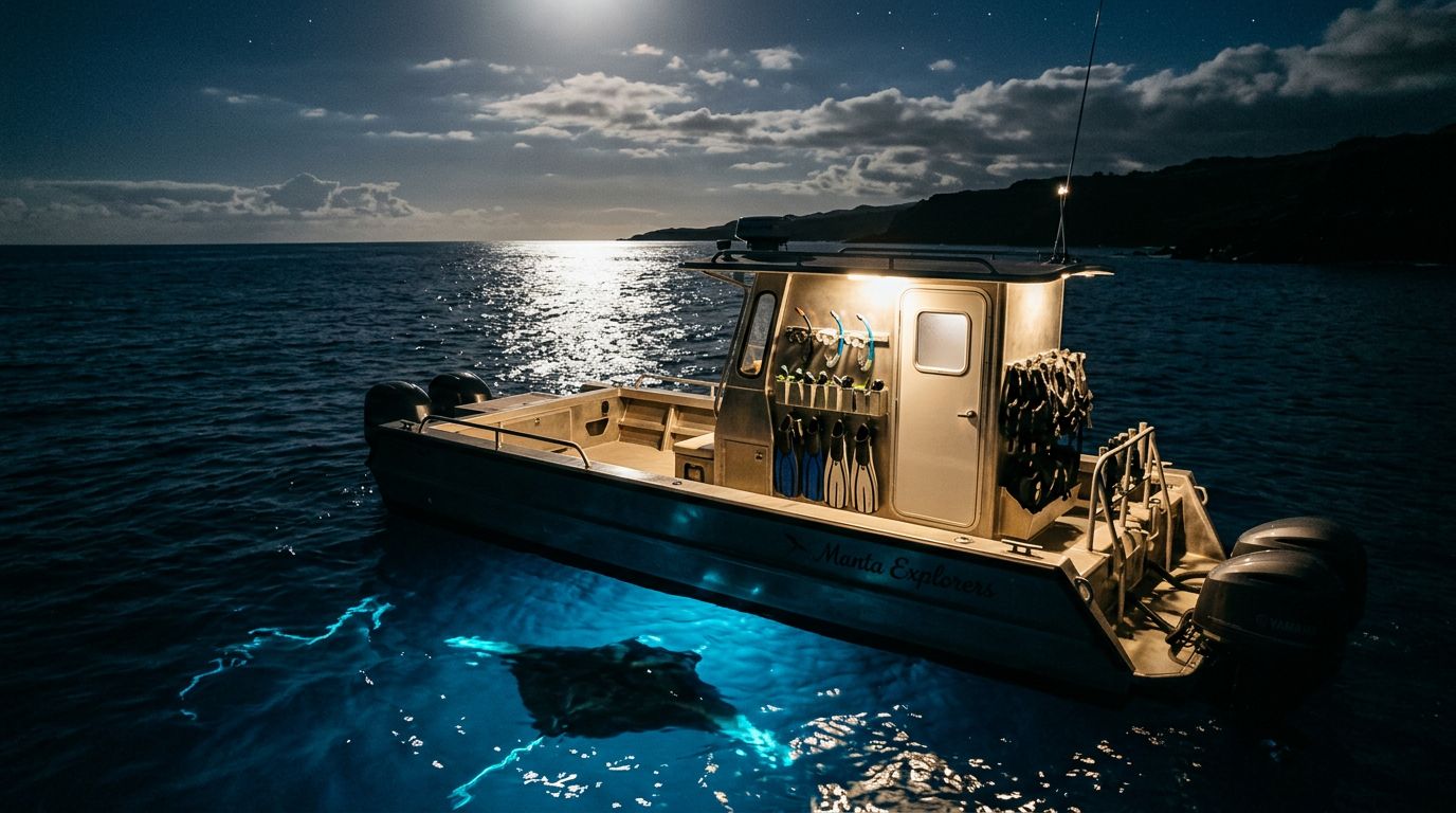 Do Kona Manta Ray Snorkel Boats Have Bathrooms?