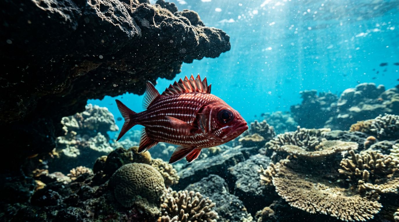 How to Spot Hawaiian Squirrelfish in Kealakekua Bay