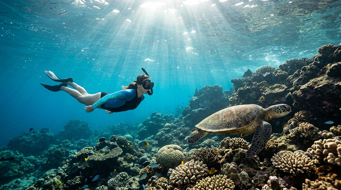 Kealakekua Bay Snorkeling: Give Turtles Space