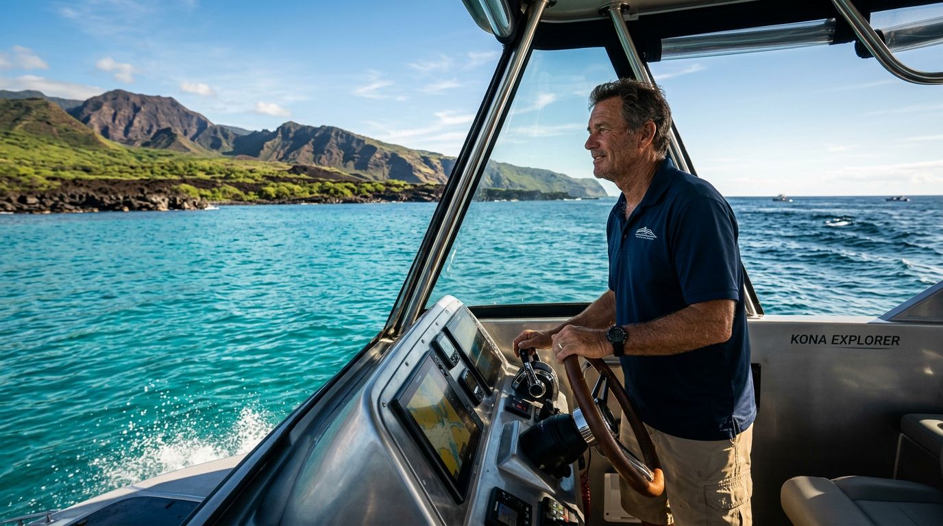 Kona Boat Tours: How Captains Choose Sheltered Routes
