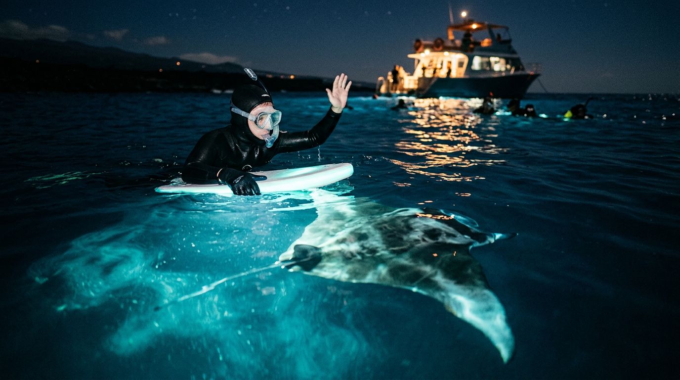 Kona Manta Ray Snorkel: What Happens If You Exit Early?