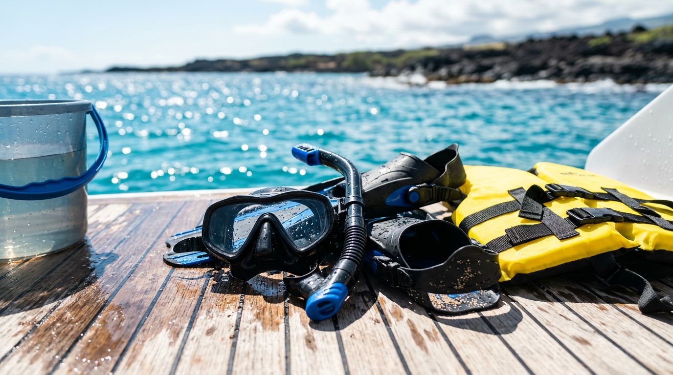 Kona Snorkeling Tours: Care for Rental Gear Afterward