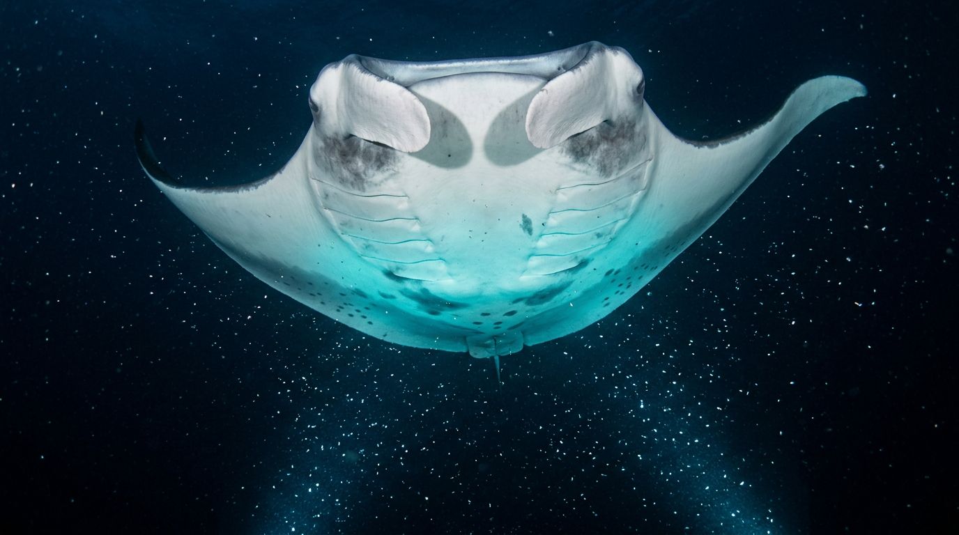 Manta Ray Gill Slits Explained for Night Snorkelers