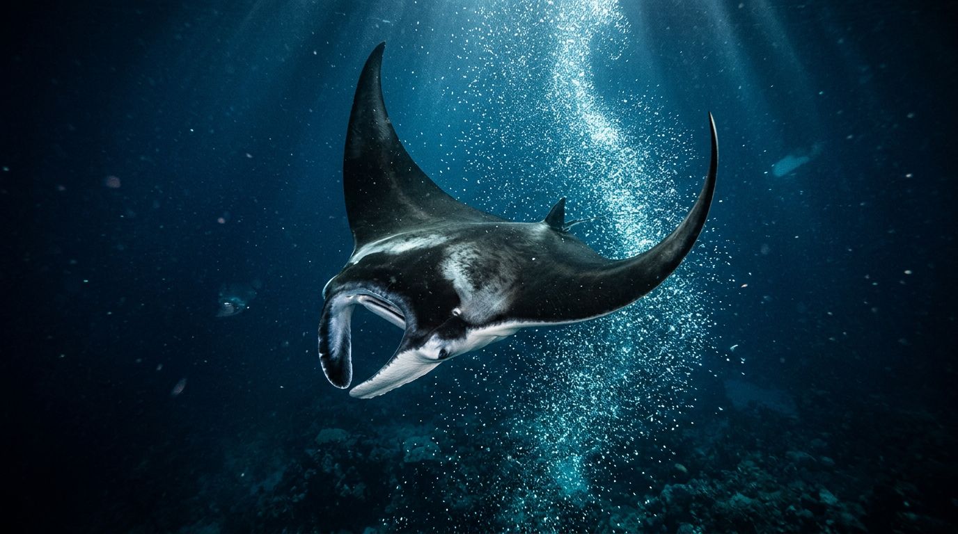 Manta Ray Kona: How Courtship Works at Night