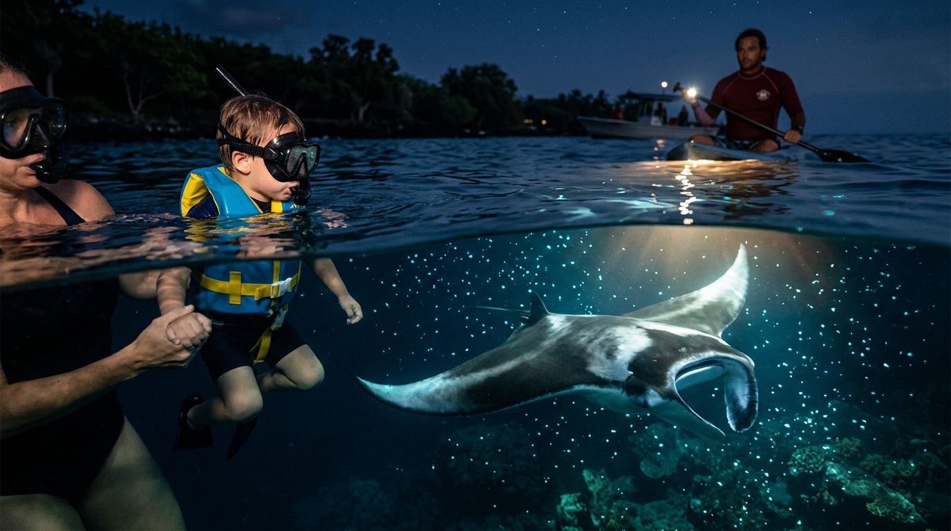 Manta Ray Snorkel Age Limits for Big Island Families