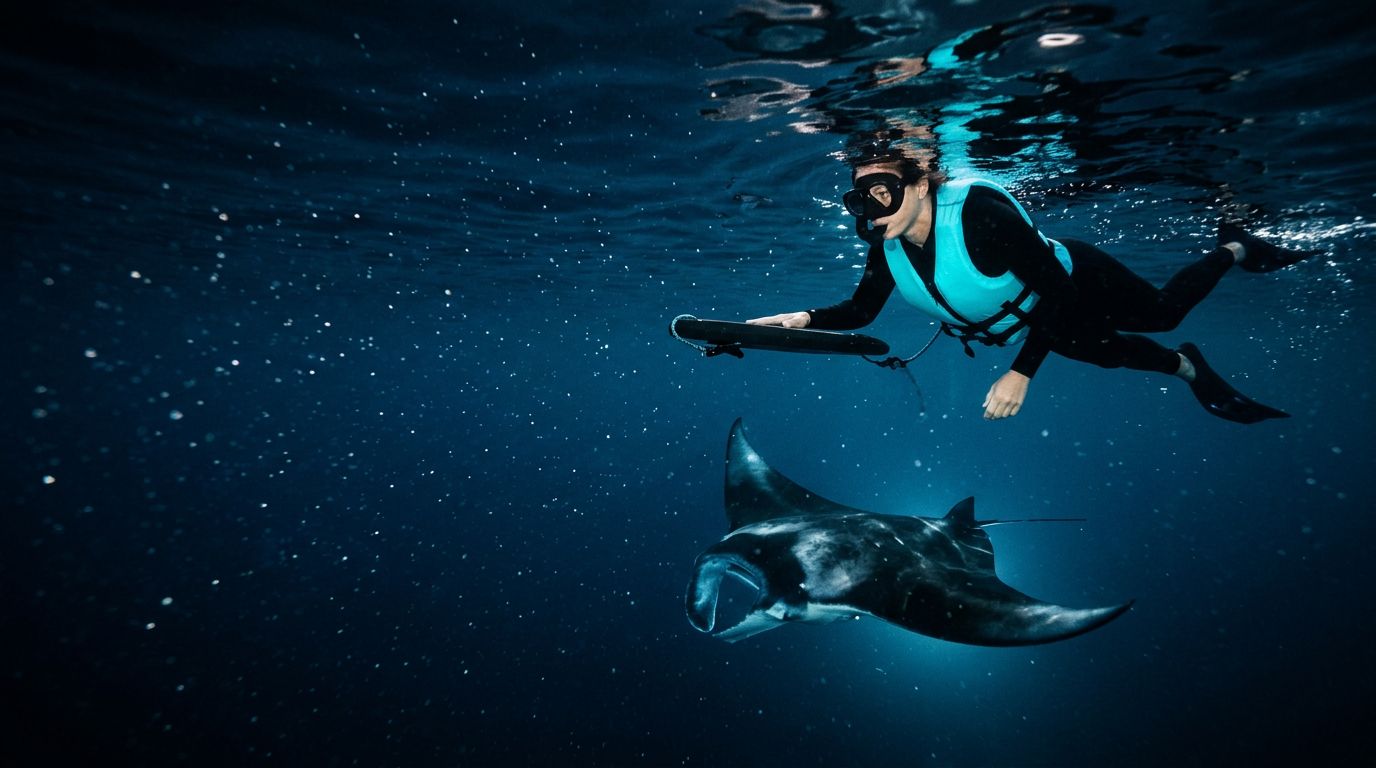 Manta Ray Snorkel on the Big Island With Asthma