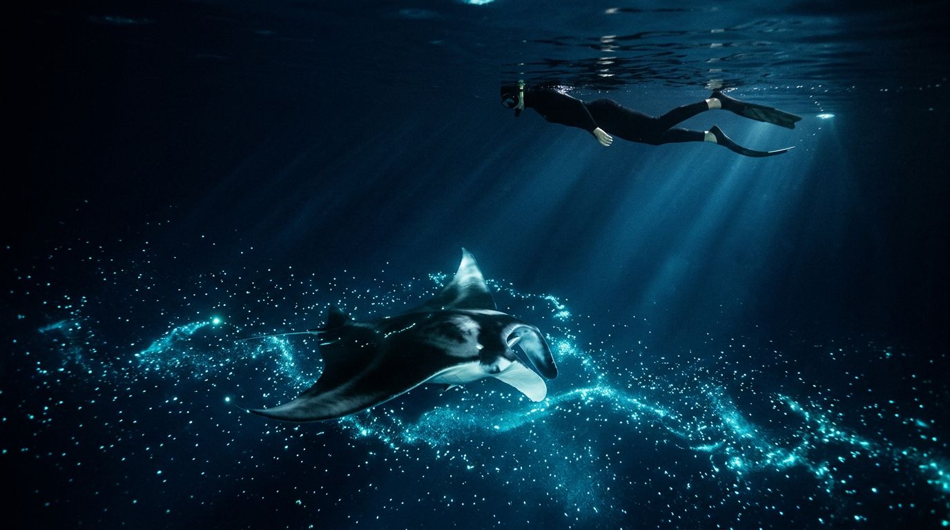 Manta Ray Snorkeling Fin Kicks That Protect Wildlife