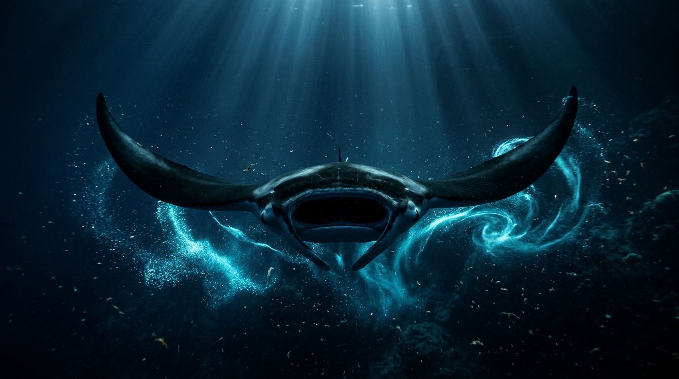 Manta Ray Swimming: How Mantas Sense Water Pressure