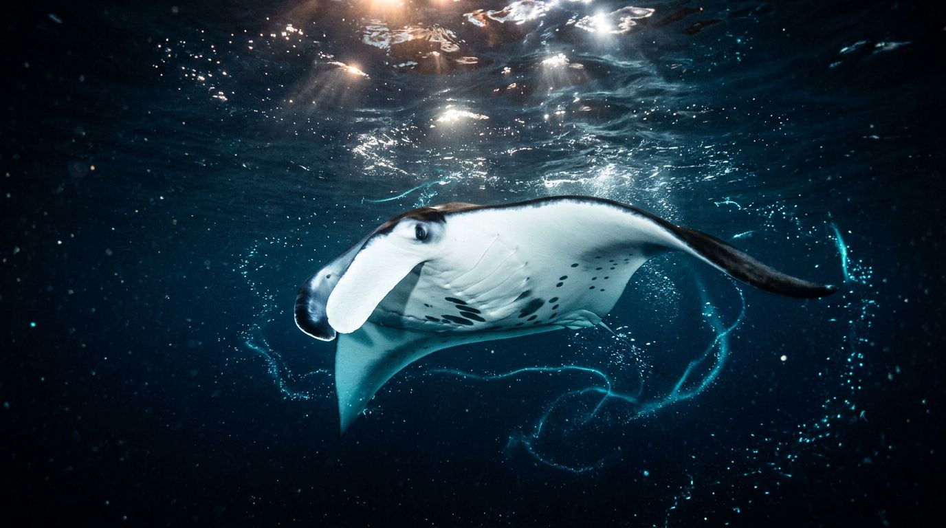 Manta Ray Swimming: Why Mantas Go Upside Down