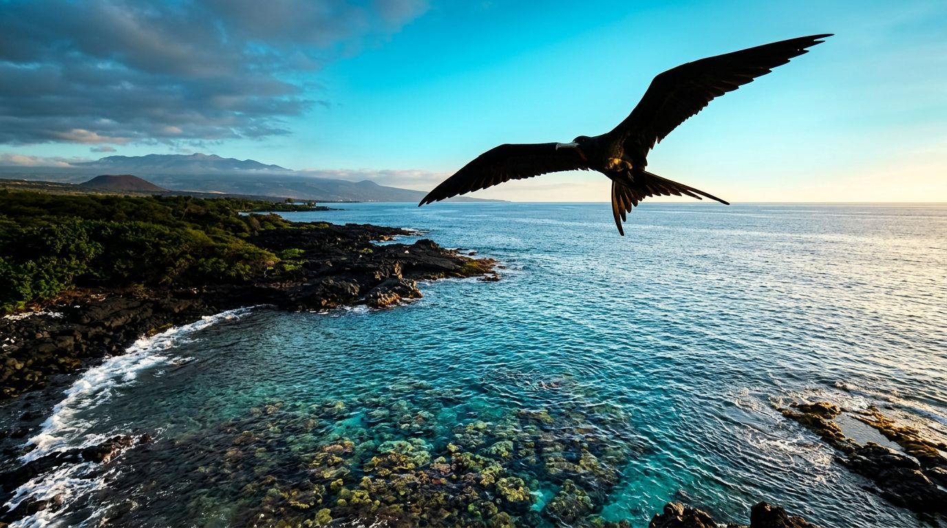 Snorkel Kona Hawaii: Spot Frigatebirds Along the Coast