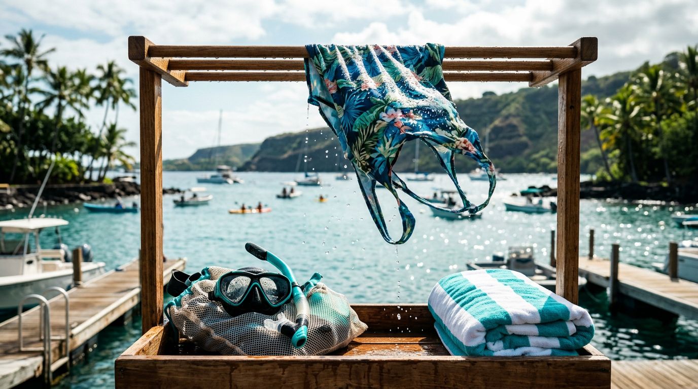 What to Do With Wet Swimsuits After Captain Cook Snorkeling