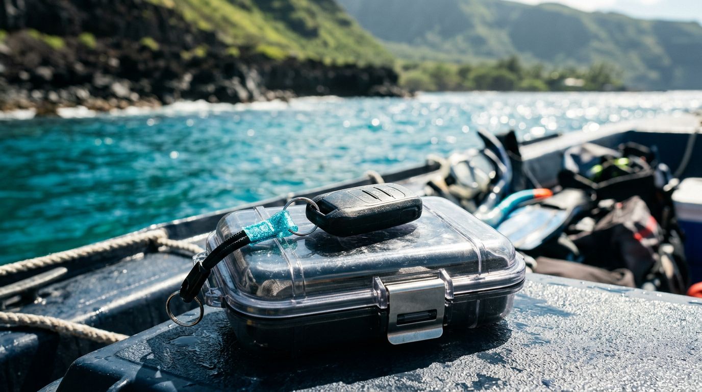 Where to Keep Rental Car Keys on a Kona Snorkel Tour