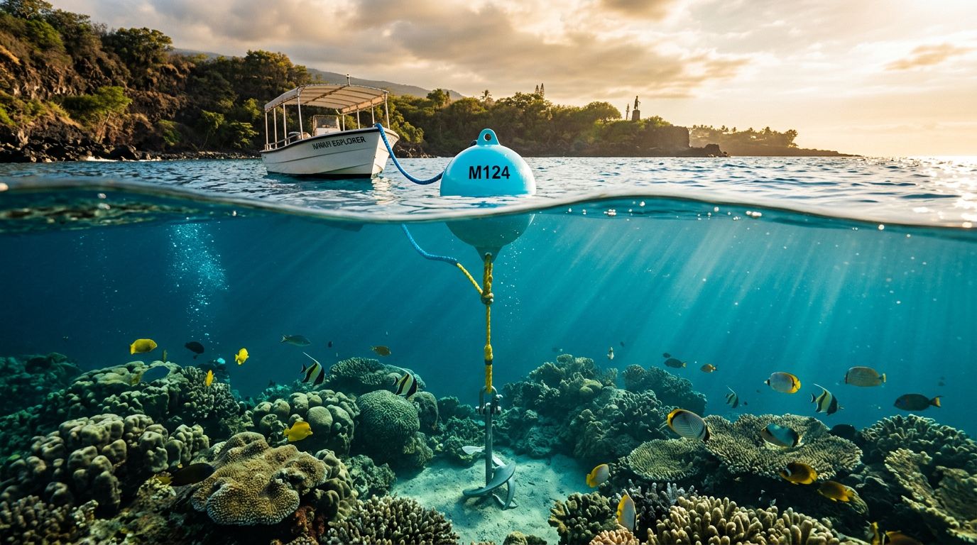 Why Kealakekua Bay Boats Use Mooring Buoys