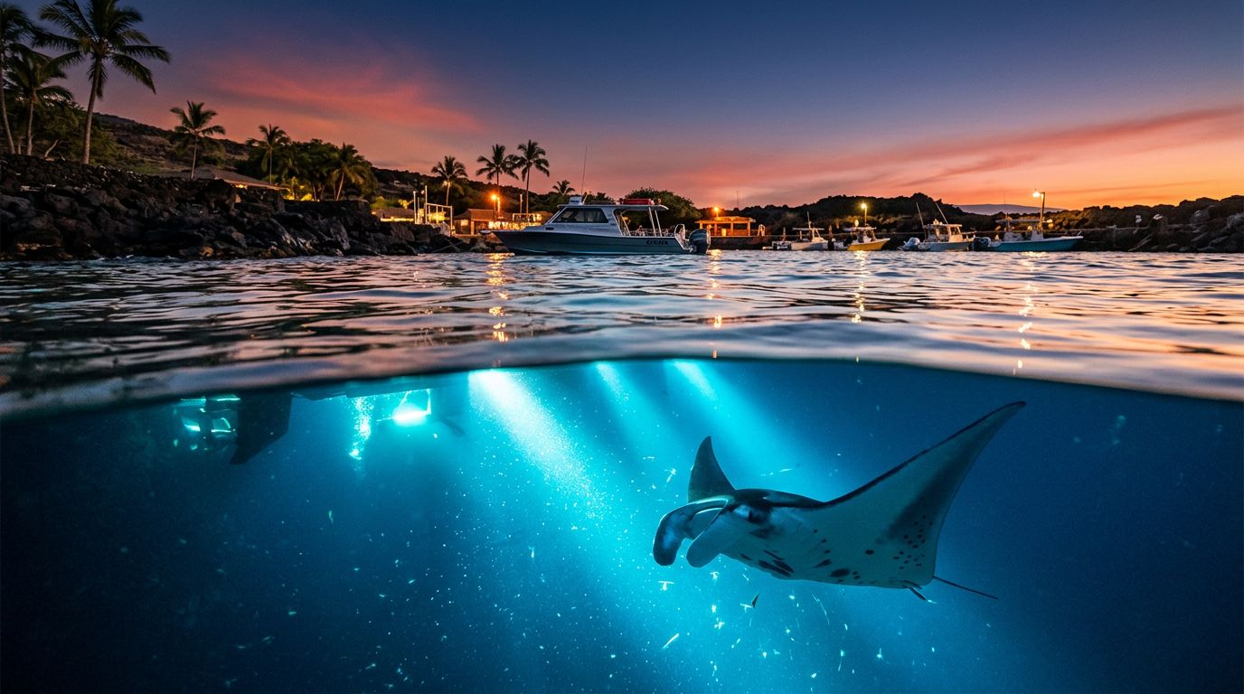Why Kona Manta Ray Snorkel Check-In Times Change